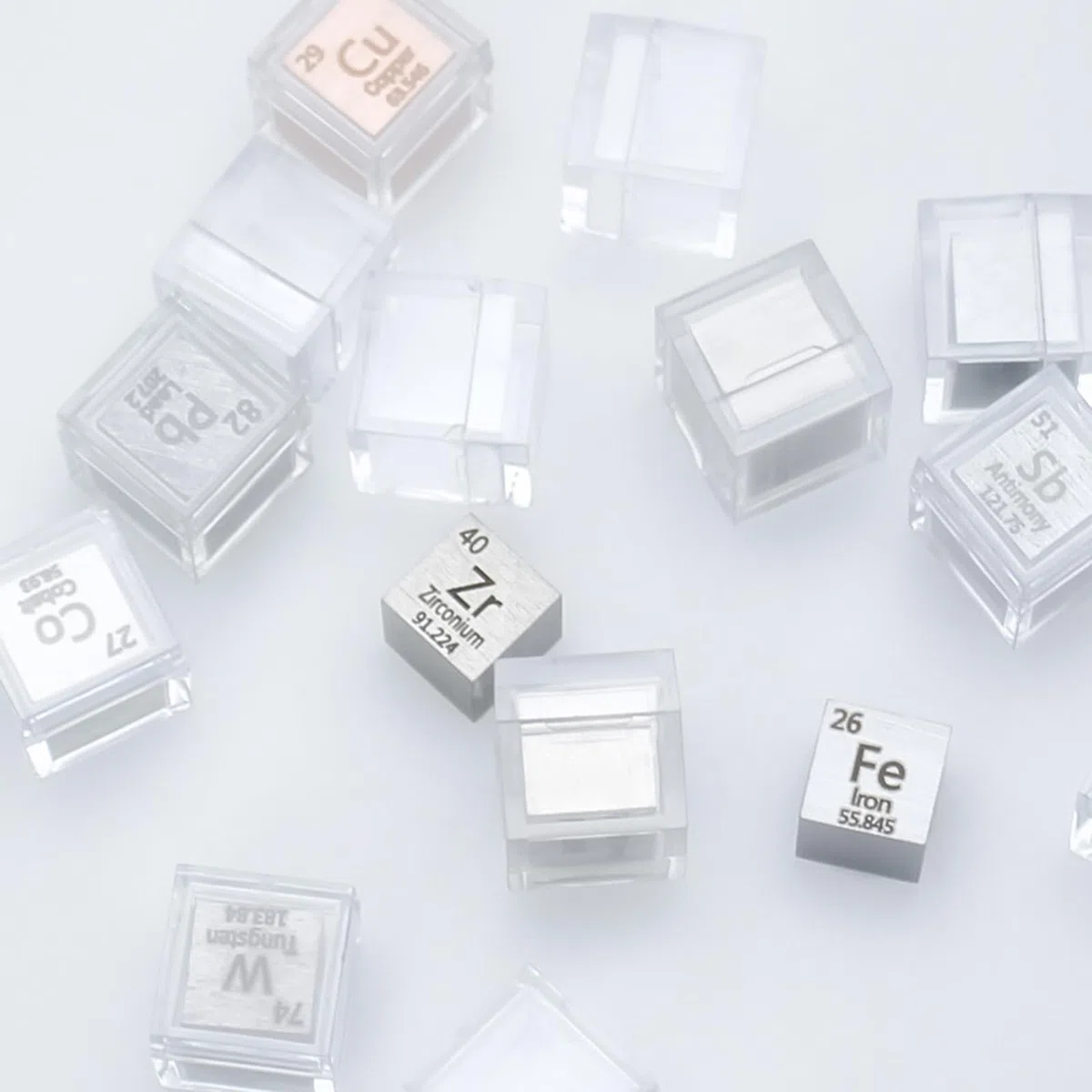 Dichte Würfel Elemente Würfel 0.39in/10mm für Periodensystem Sammlung Wissenschaftliche Nutzung im Klassenzimmer oder Zuhaus-21 Scandium (Sc)