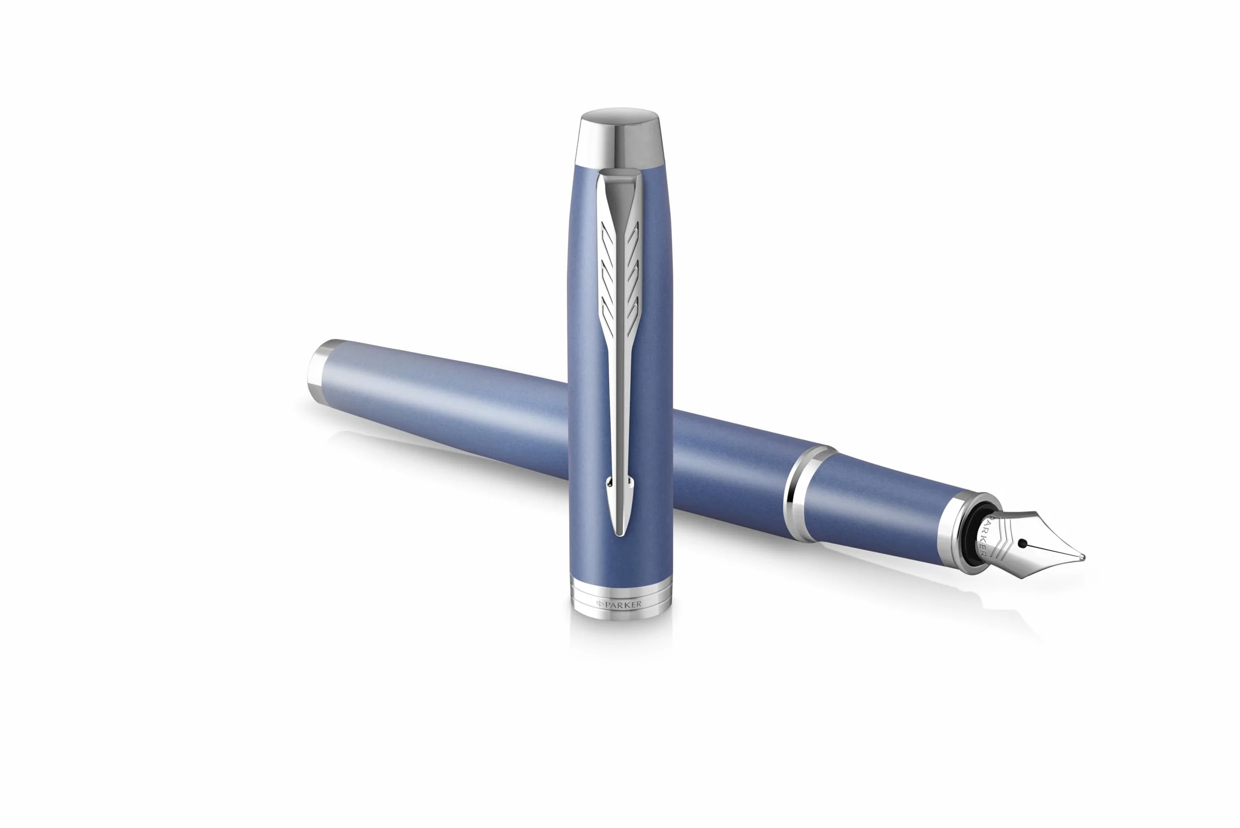 PARKER IM Rituals Blue CT Kugelschreiber und Füllfederhalter mit Gravur | Premium Stift | Geschenkbox | personalisiert | Geburtstag (Blue)