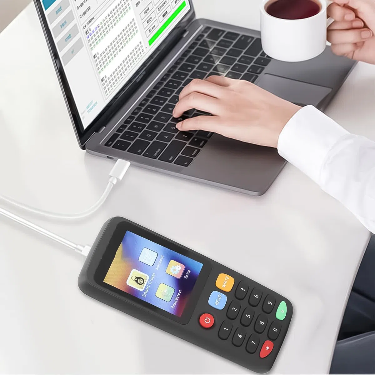 Namvo RFID Kopierer RFID Leser Schreiber Decoder Unterstützung IC Karte ID Karte HID Niedrigen Frequenz