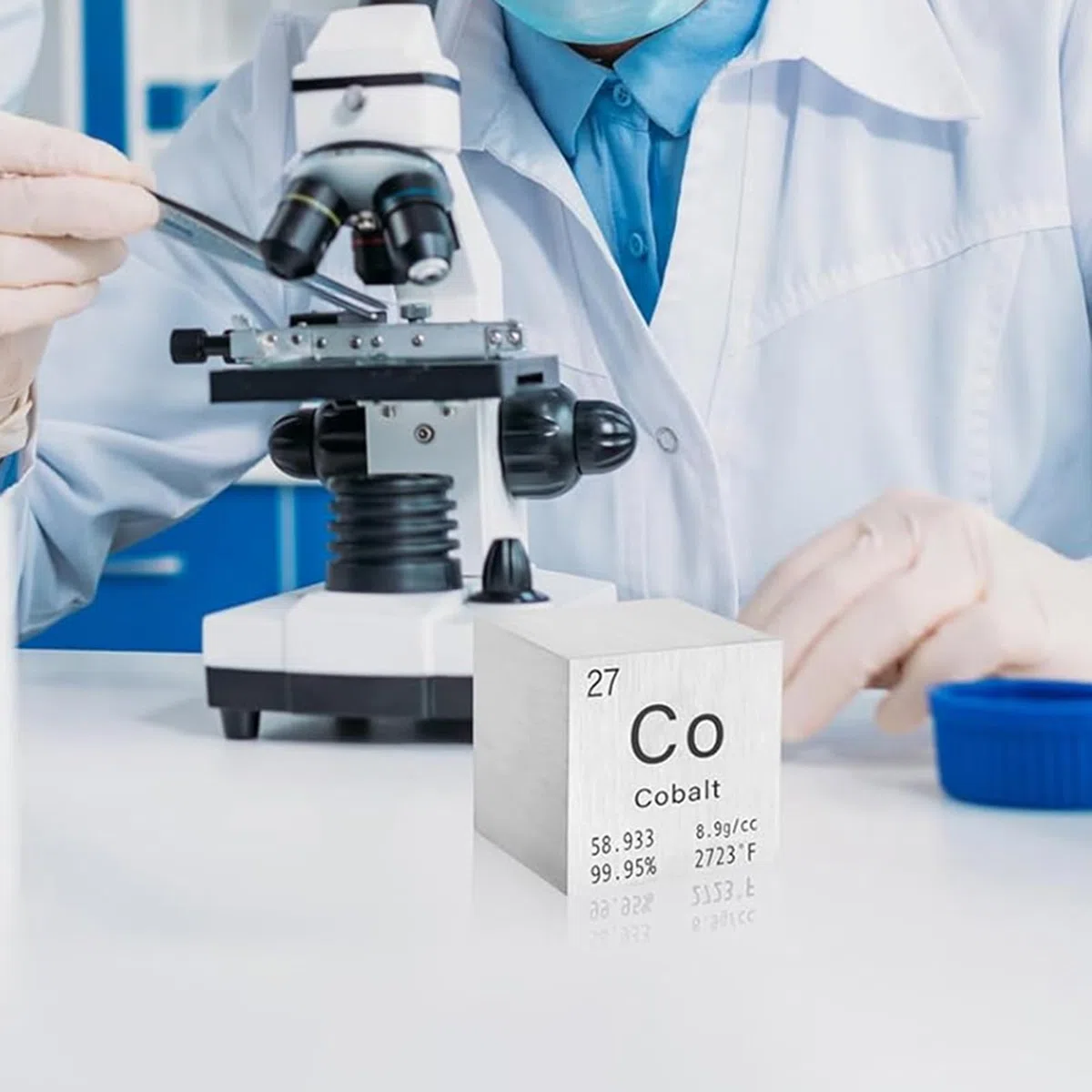 Dichte Würfel Elemente Würfel 0.39in/10mm für Periodensystem Sammlung Wissenschaftliche Nutzung im Klassenzimmer oder Zuhaus-21 Scandium (Sc)