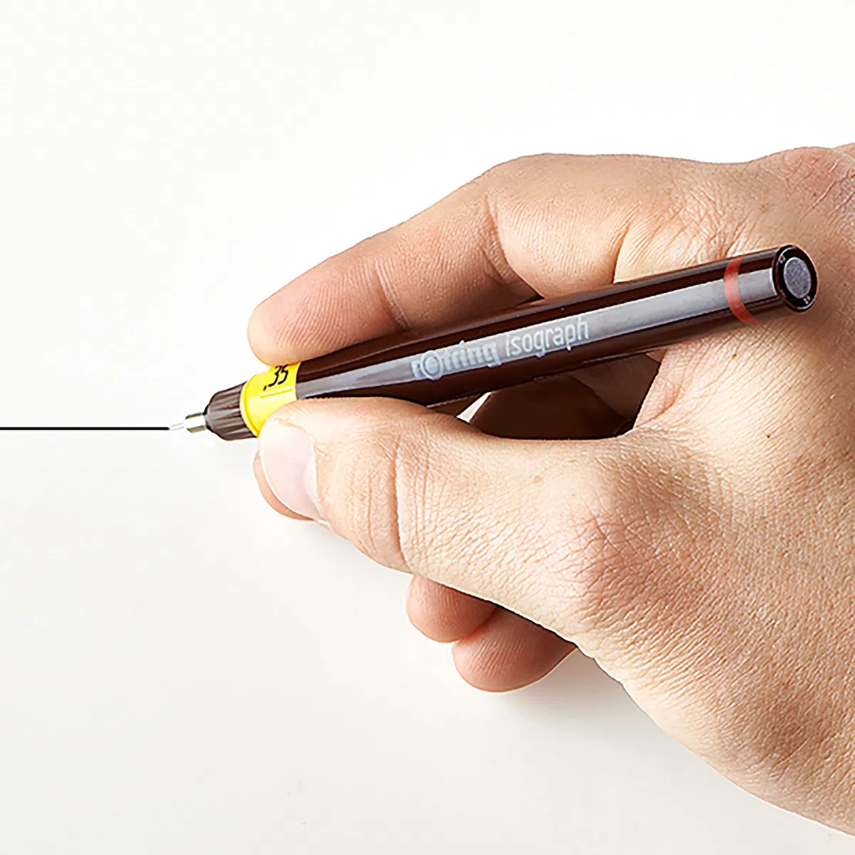 rOtring Isograph Fineliner Master Set | mit Zirkel | 0,1 mm/ 0,3 mm/ 0,5 mm | 3 Stück