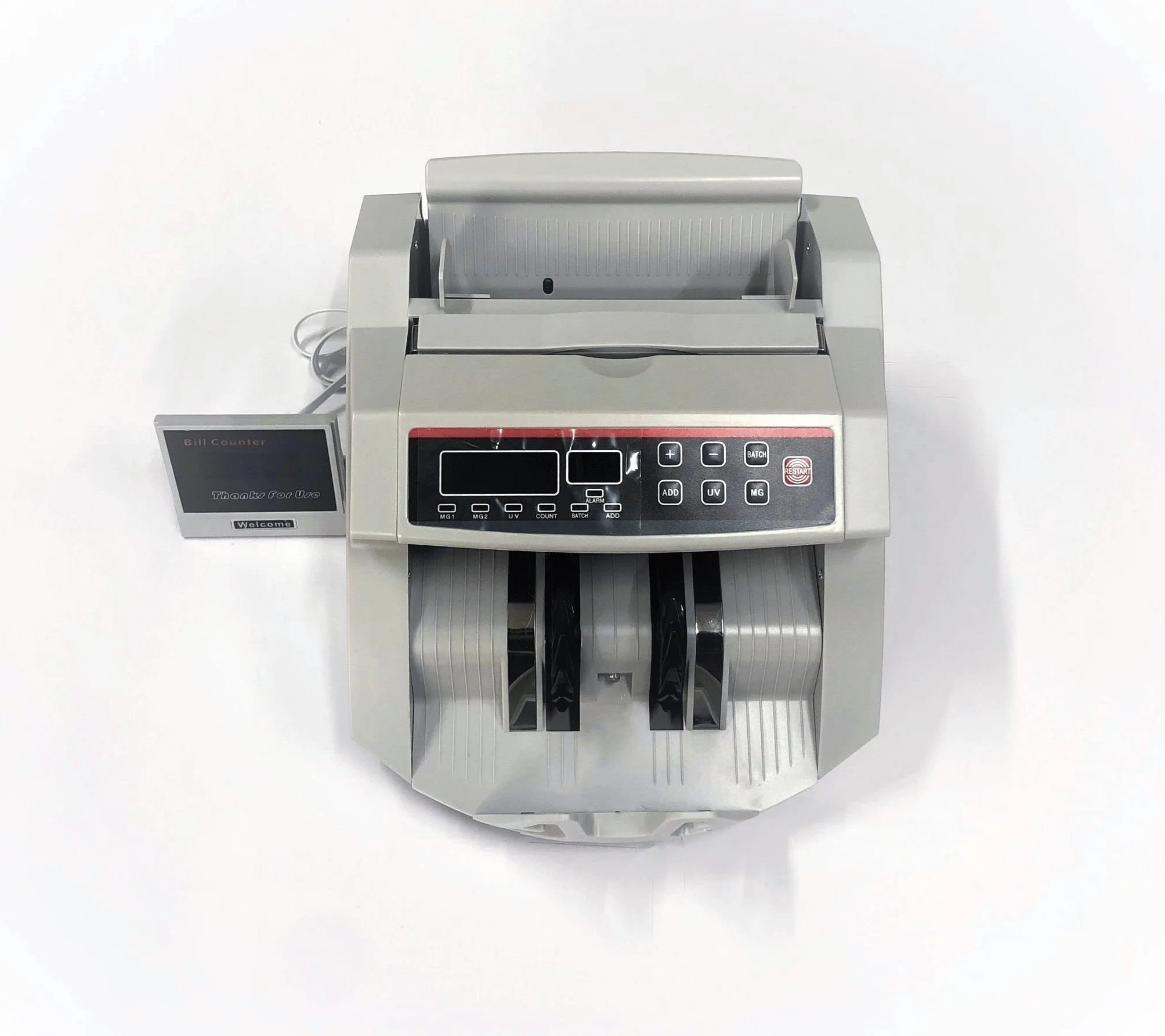 TEMPO DI SALDI Professioneller Banknotenzähler mit Falschgelddetektor und LED-Display